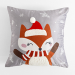 Povlak na polštář s vánočním motivem LIŠKA FROZEN 45x45 cm