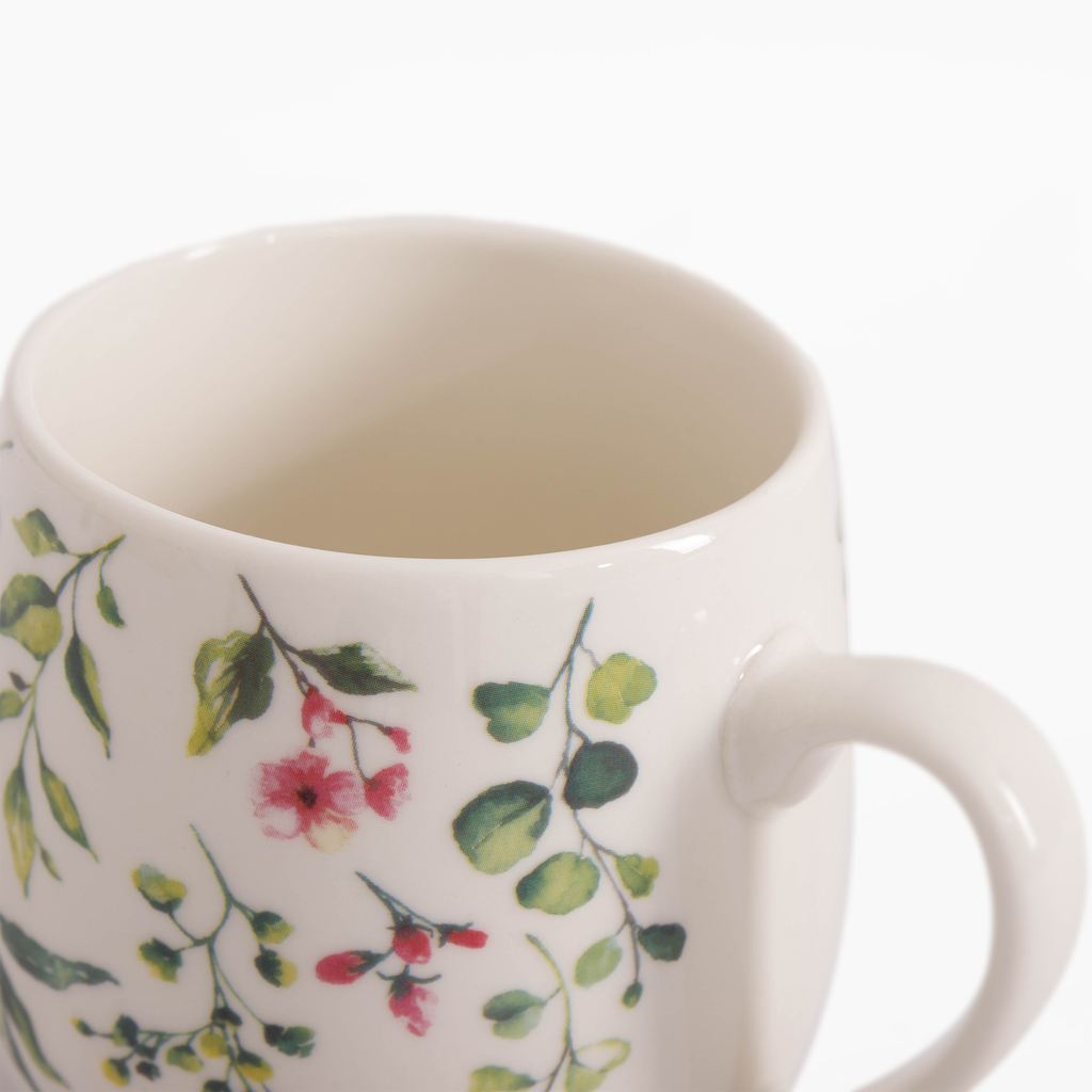Květinový porcelánový hrnek 540 ml