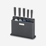 Sada nožů v bloku a 4 krájecí desky MALOY