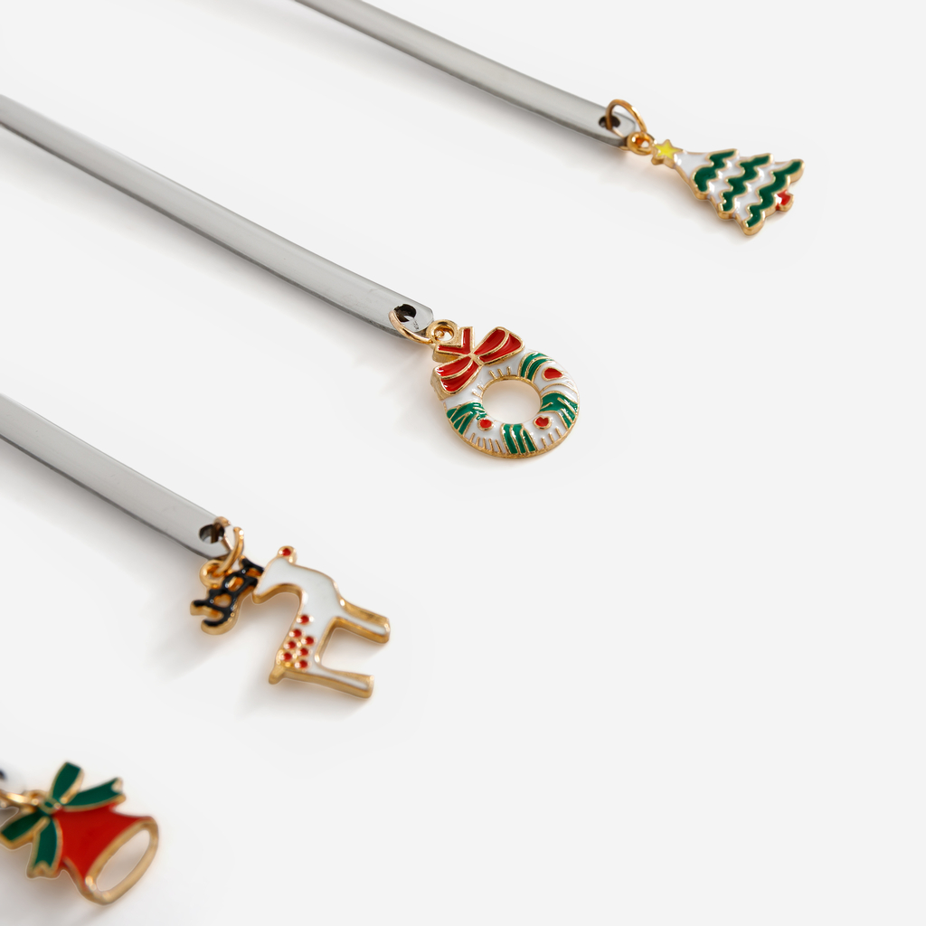 Sada lžiček s přívěsky CHRISTMANS 4 ks