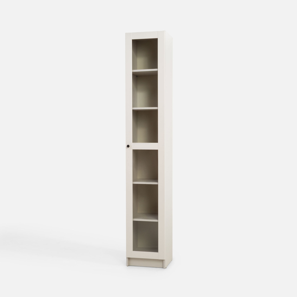 Prosklený regál 35,2 cm TED kašmír