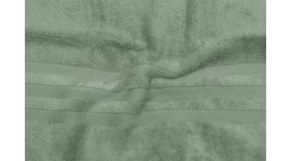 Ručník bavlněný zelený CAROLINE 70x140 cm