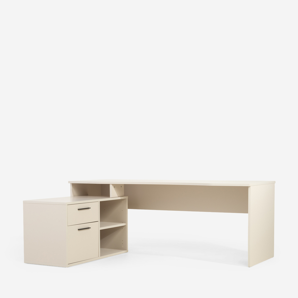 Rohový psací stůl s komodou TEZAUR