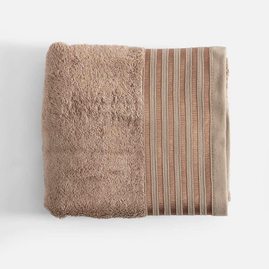 Taupe ručník na ruce VELA 50x90 cm