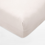 Béžové jersey prostěradlo s gumou IVETTE 200x220 cm