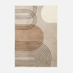 Koberec art déco béžový MILLEY 160x230 cm