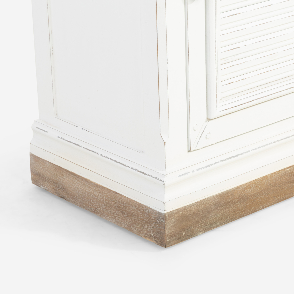 Rustikální vitrína starý ořech ALVERA 60 cm