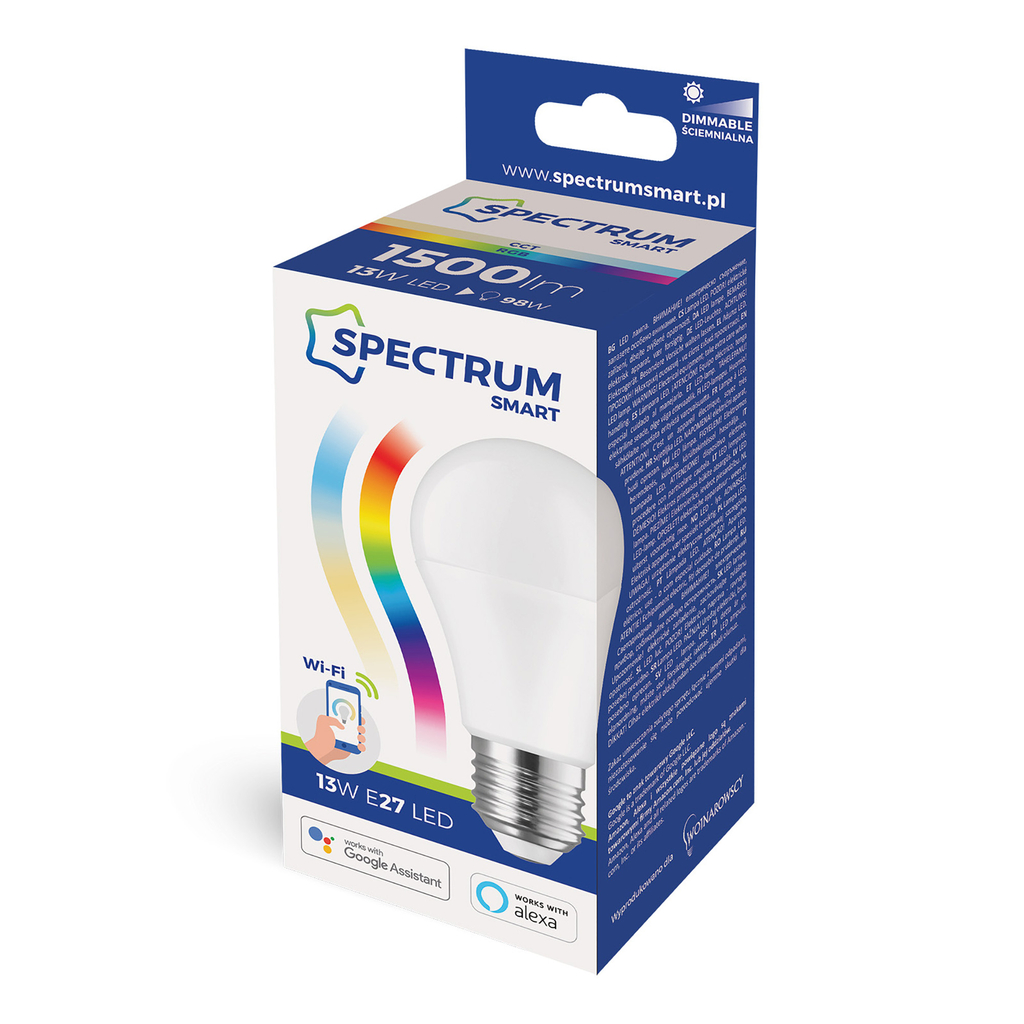 Žárovka LED 14473 GLS 13W RGBW WI-FI SPECTRUM SMART