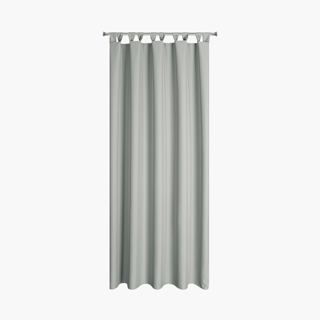 Závěs na terasu s pásky na suchý zip stříbrný GARDEN 155x220 cm