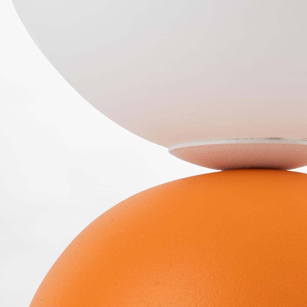 Stolní lampa podstavec v oranžové barvě MIKI
