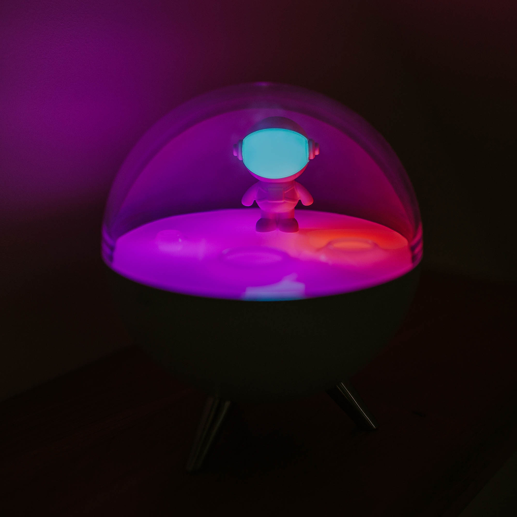 Modrá noční LED RGB lampička MARY'S MĚSÍC