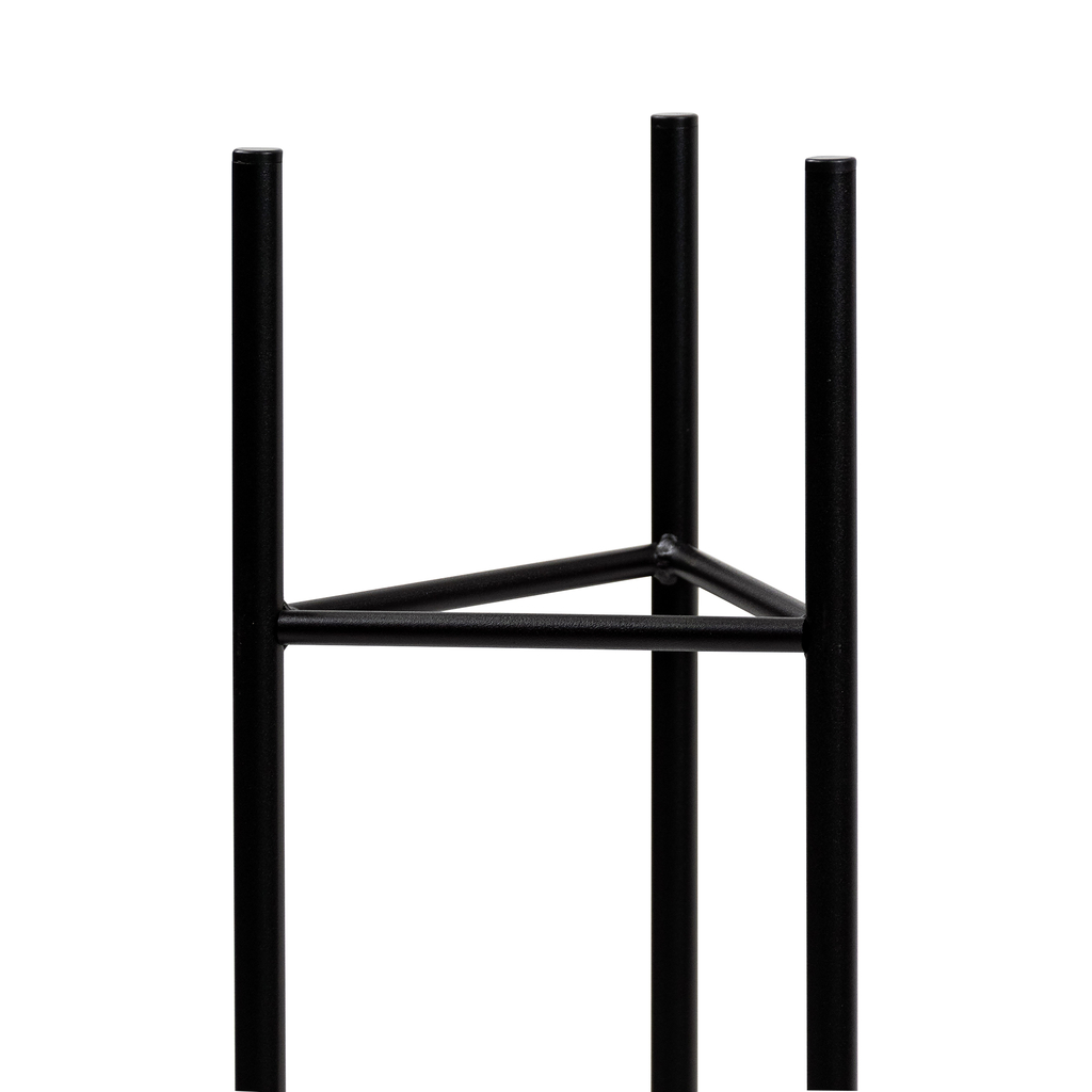 Kovový stojan na květináče černý SENS 75 cm