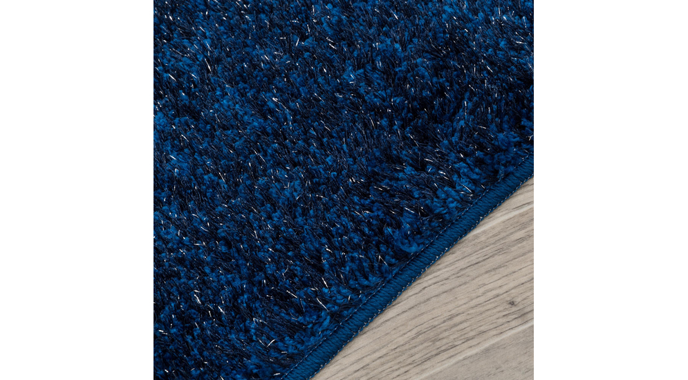 GLAM tmavě modrá koupelnová předložka 50x80 cm