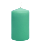 Zelená dekorativní svíčka 6x10 cm