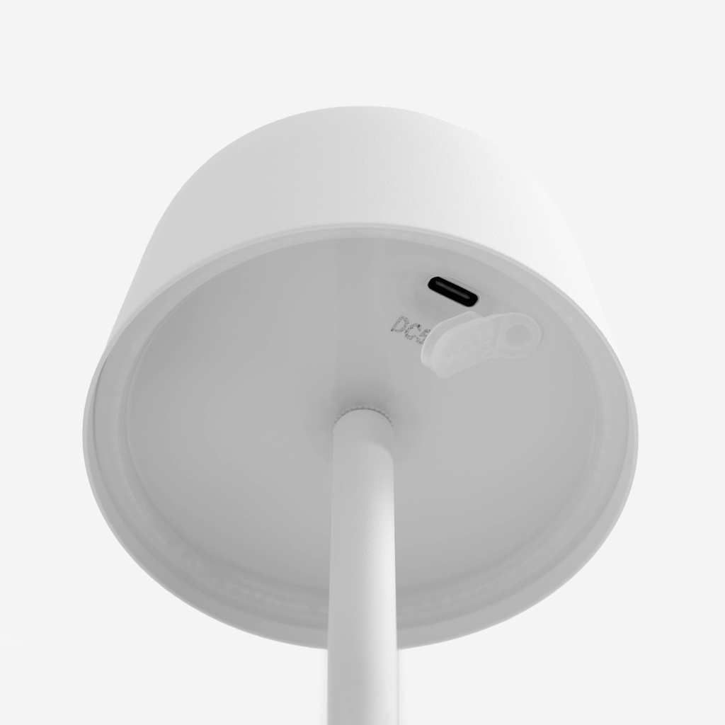 Stolní lampa LED IP44 bílá POCO