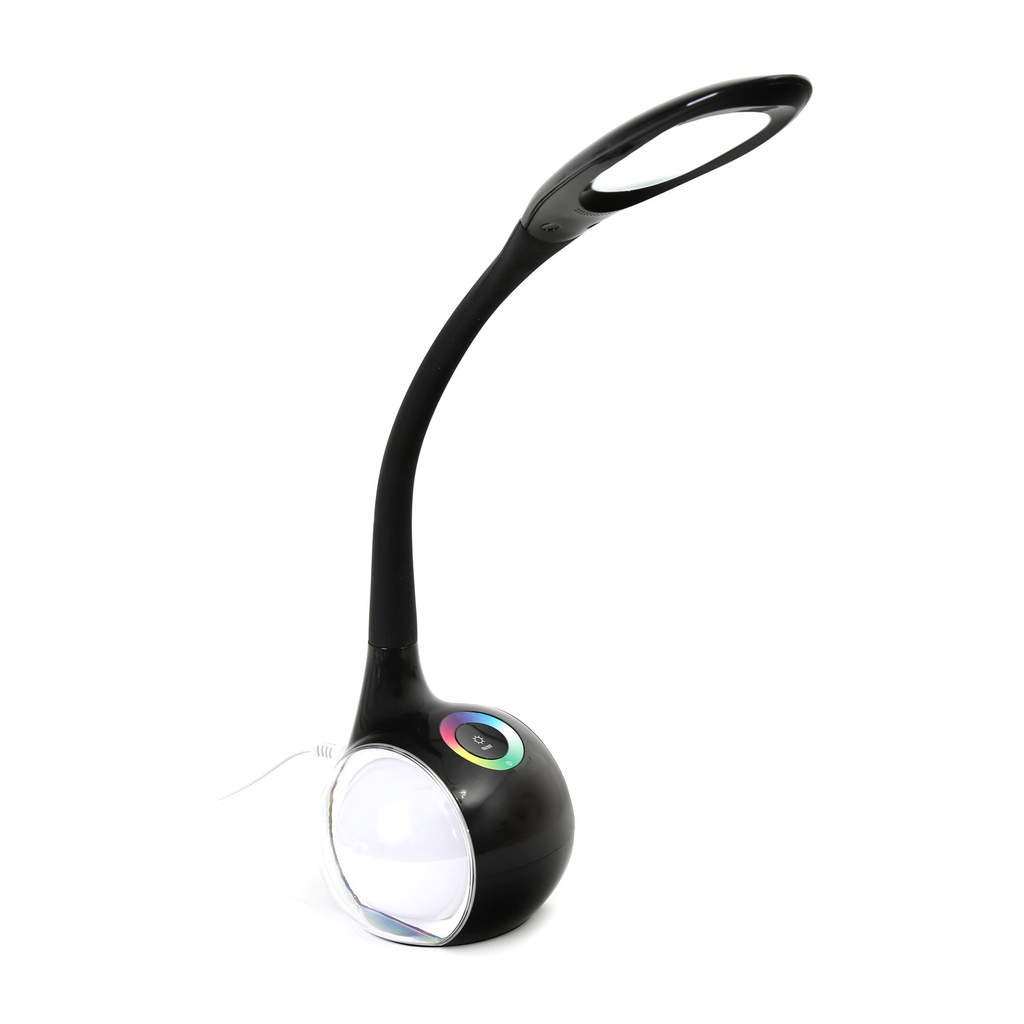 Černá stolní lampa LED PDL20B