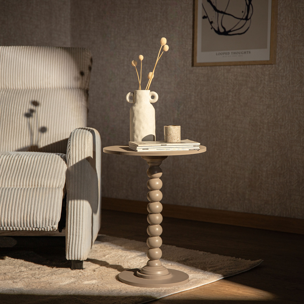 Keramická bílá váza s uchy 22 cm