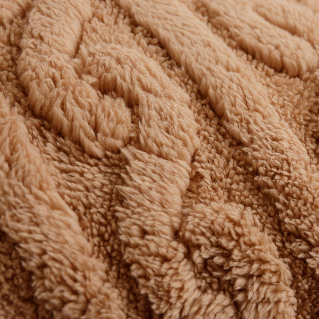 Poszewka dekoracyjna beżowa CALGARY 45x45 cm