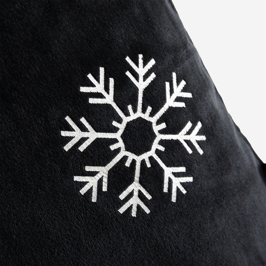 Povlak na polštář černý SNOV 45x45 cm