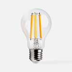 LED žárovka teplá barva ORO-ULTRA-FLT-E27-A60-4W-WW