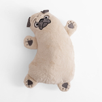 Poduszka przytulanka mops HUGGIE 50x33 cm