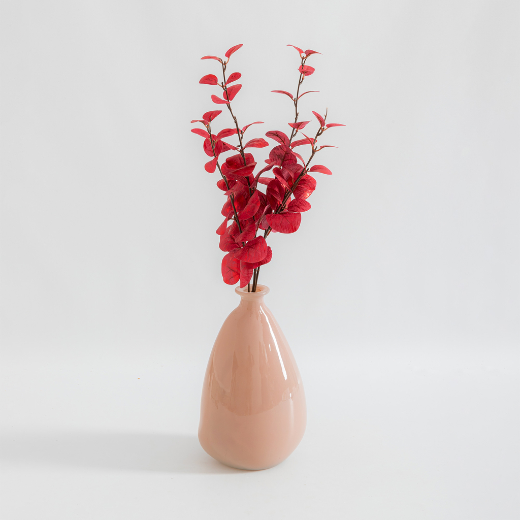 Umělá květina tmavě červená 74 cm