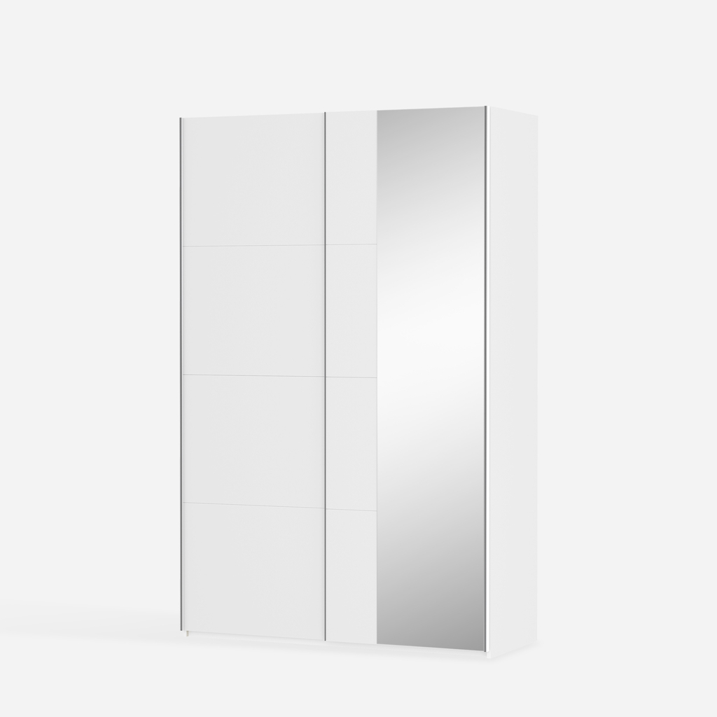 Zrcadlová skříň s posuvnými dveřmi FITIO mat 150 cm