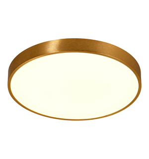 Zlaté kulaté stropní LED svítidlo SIERRA 40 cm