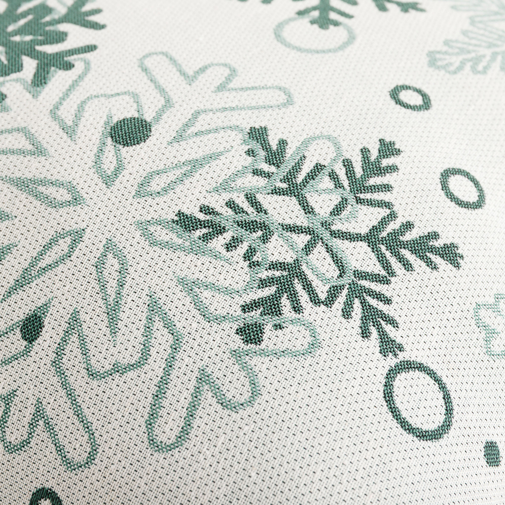 Povlak na polštář bílé sněhové vločky VINTRO 45x45 cm