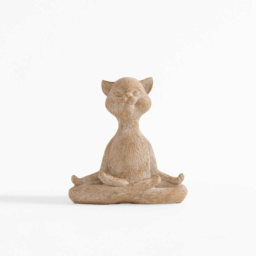Dekorativní figurka, kočka, 14 cm, MIX