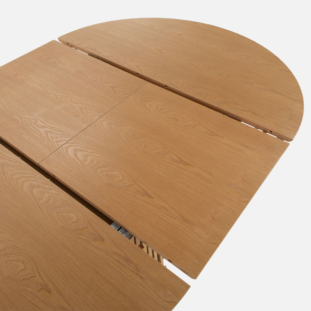 Kulatý rozkládací stůl LIRANDANO 120-180 cm