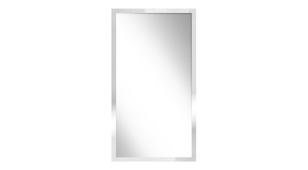 Zrcadlo s bílým rámem SLIM 67,5 x 127,5 cm
