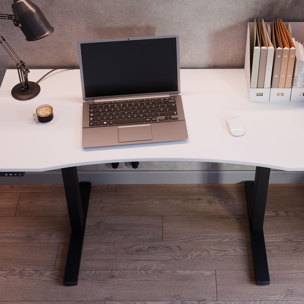 Polohovací stůl SMOOTH bílý 120x58 cm