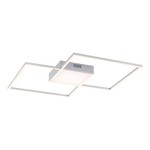 Stříbrné stropní LED svítidlo s dálkovým ovládáním ASMIN