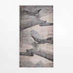 Béžovo-šedý abstraktní koberec KERY 80x150 cm