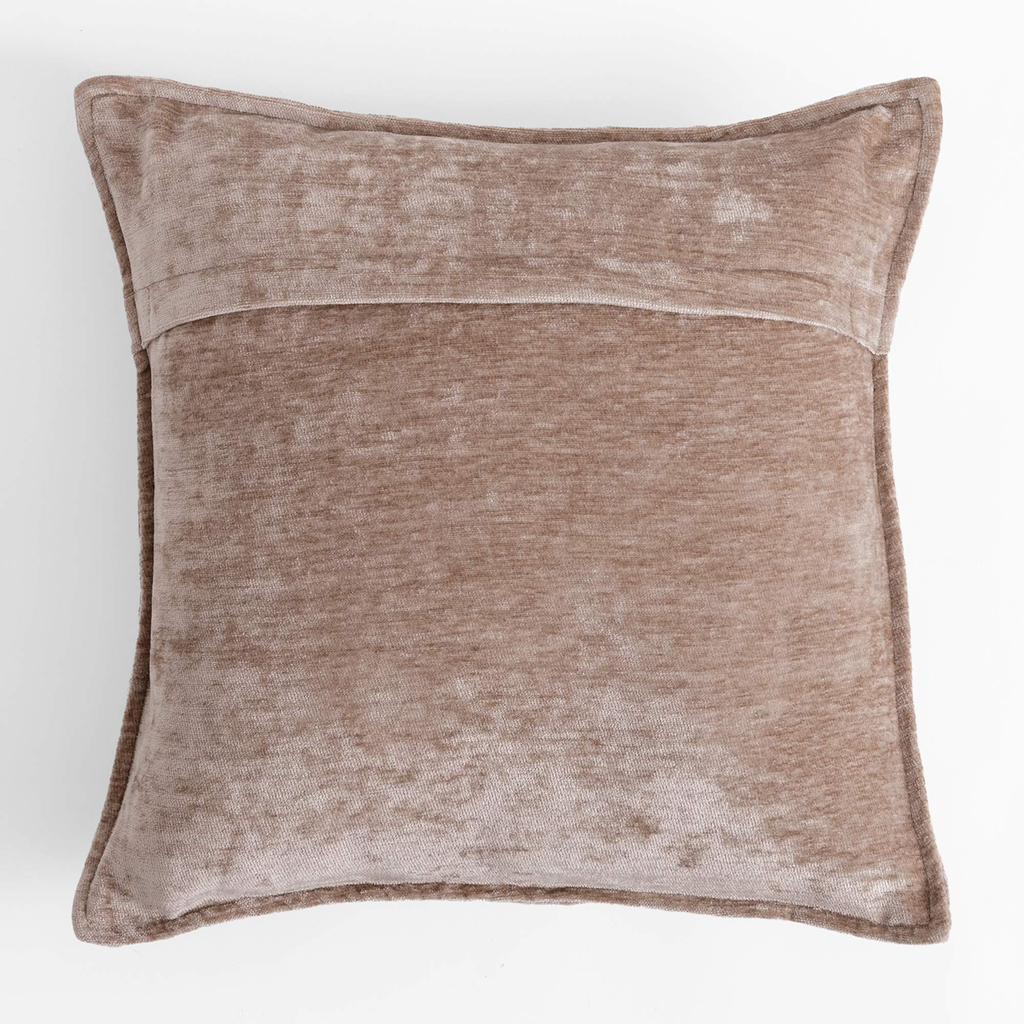 Dekorační povlak na polštář hnědý SOLLE 45x45 cm