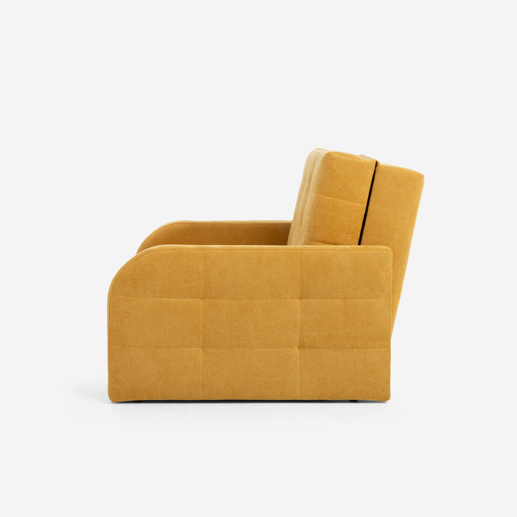 Dvoumístná rozkládací pohovka žlutá ARIZONA