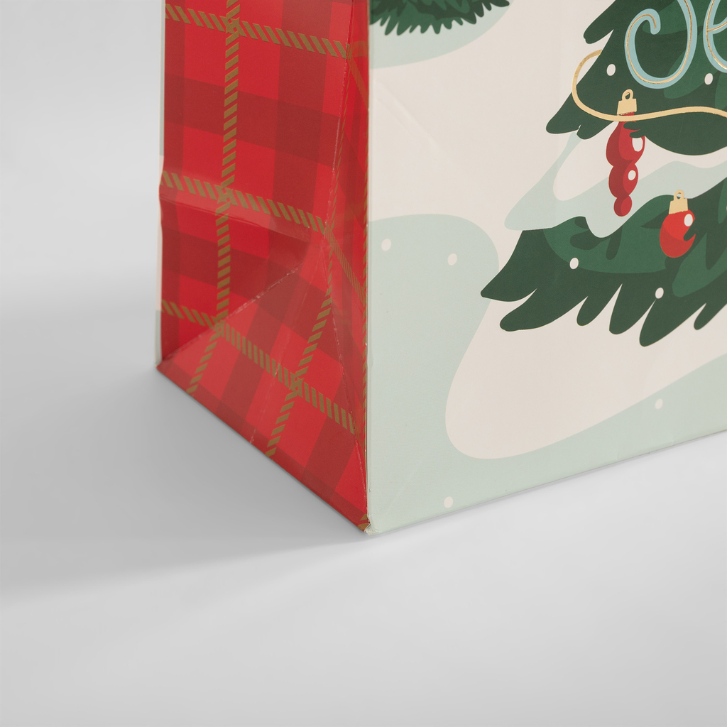 Dárková taška, vánoční, 40 cm, MIX