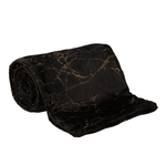 Deka do obýváku MARMO černá 150x200 cm