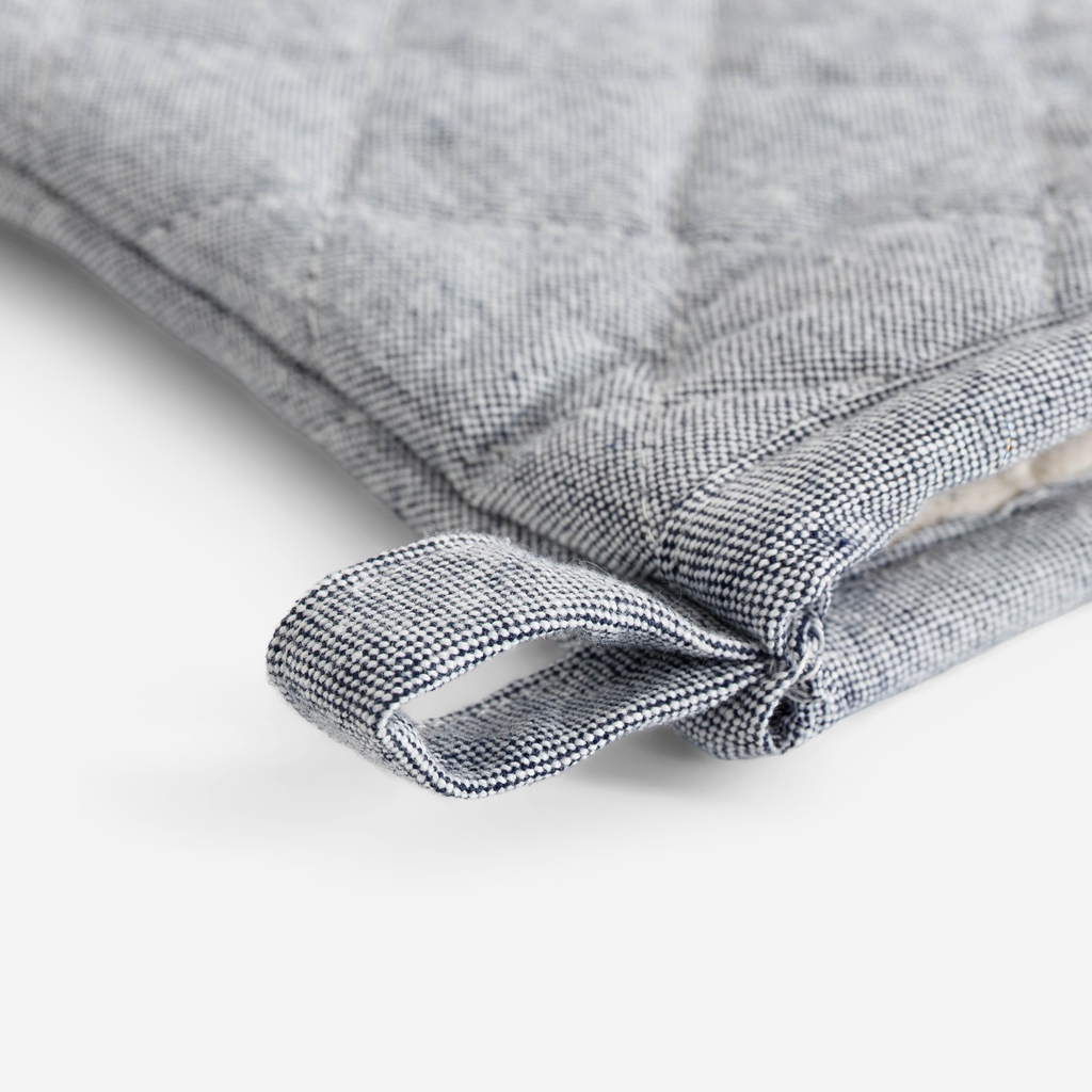 Kuchyňská chňapka s podložkou JEANS COLLECTION šedá.