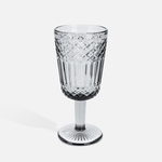 Šedá sklenice na víno 300 ml