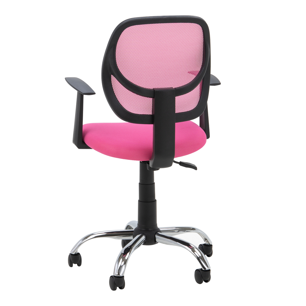 Růžová kancelářská židle se síťovinou NOPE