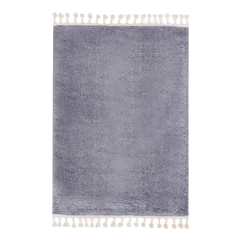 Koberec s třásněmi šedý ALASKA 200x290 cm