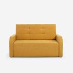 Dvoumístná rozkládací pohovka žlutá ARIZONA