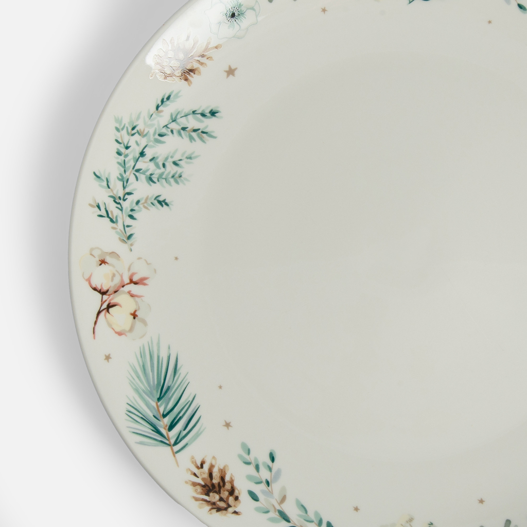 Vánoční jídelní talíř CONE 26,5 cm