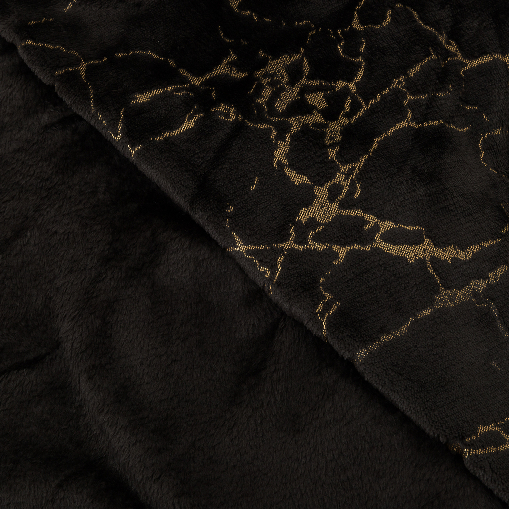 Deka do obýváku MARMO černá 150x200 cm