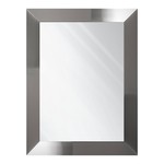 Zrcadlo ve stříbrném rámu MILANO 64x84 cm