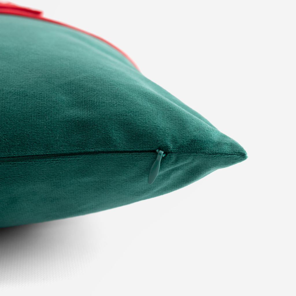 Polštář s mašlí zelený GIFT 45x45 cm