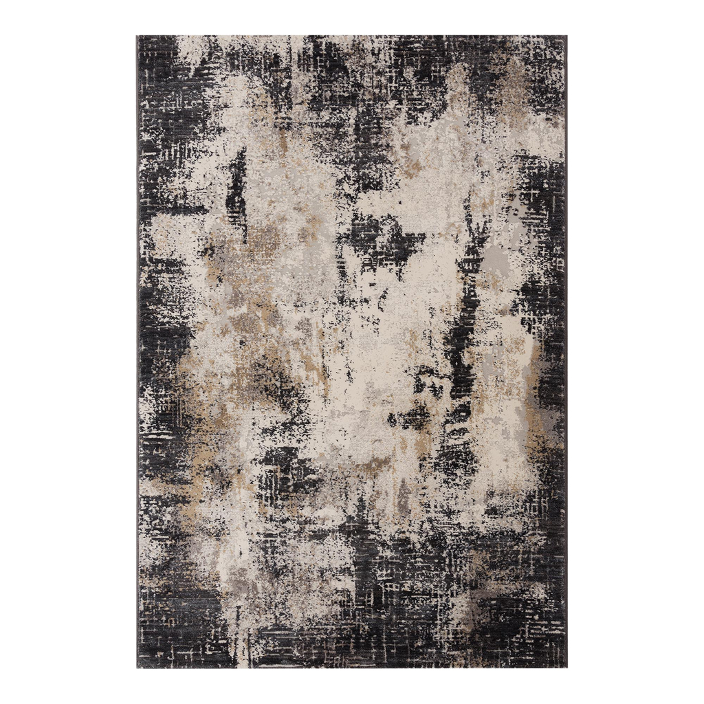 Abstraktní šedý koberec NOVANTA 200x290 cm
