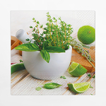 Papírové ubrousky KITCHEN HERBS 20 ks